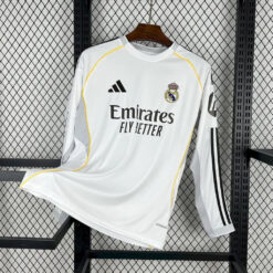 Real Madrid Home Long Sleeve Fans Kit 25-26
