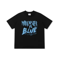 T-Shirt Relaxed Fit Soccer Manchester is Blue