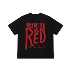 T-Shirt Relaxed Fit Soccer Manchester is Red